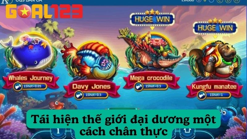 Tái hiện thế giới đại dương một cách chân thực