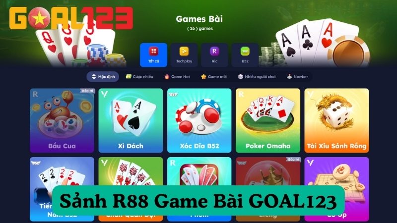 Lưu ý khi tham gia chơi tại Sảnh R88 Game Bài GOAL123